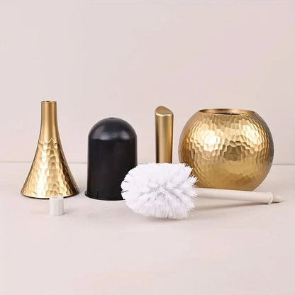 Stylish Gold Toilet Brush for Hygiene and Luxury in the Bathroom