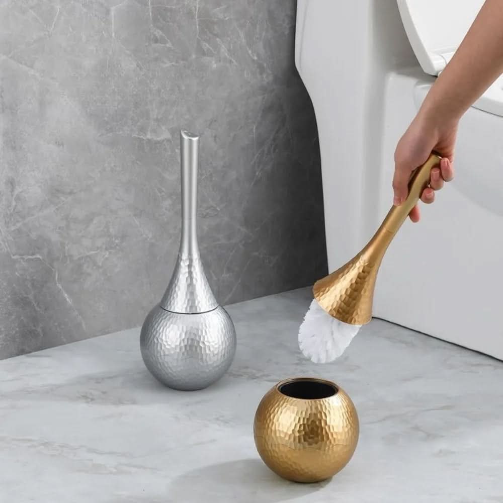 Stylish Gold Toilet Brush for Hygiene and Luxury in the Bathroom