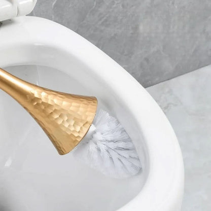 Stylish Gold Toilet Brush for Hygiene and Luxury in the Bathroom