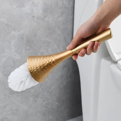 Stylish Gold Toilet Brush for Hygiene and Luxury in the Bathroom