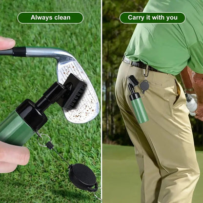 Compact Golf Club Cleaning Brush for Easy Portability