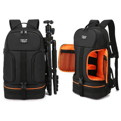 Camera Backpack for Professionals with Tripod Holder and Storage Compartment