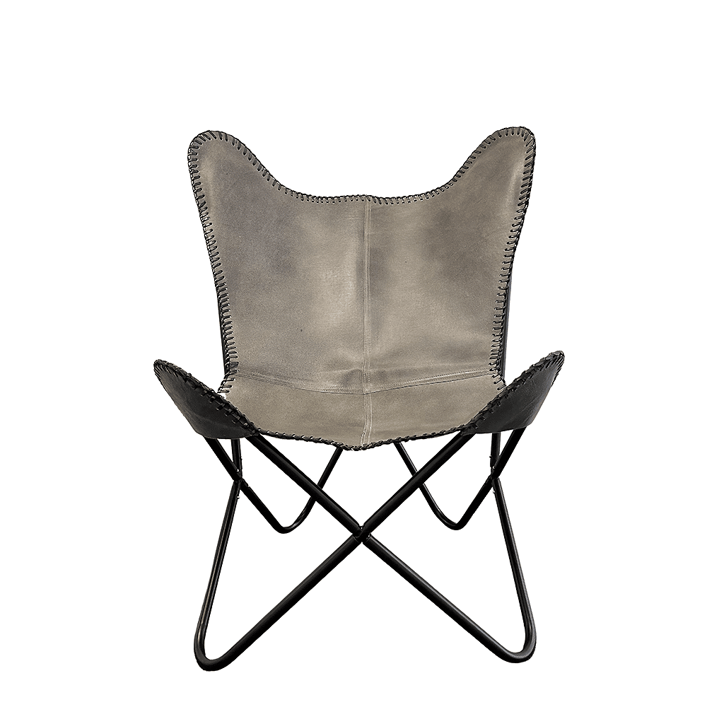 Genuine Leather Bat Chair in Various Colors Available