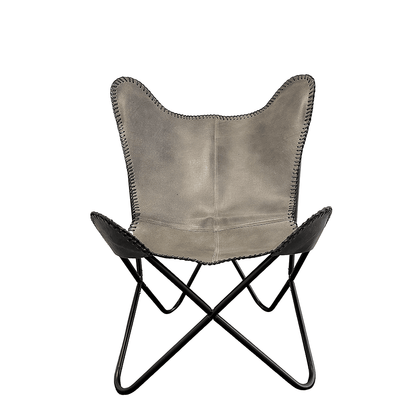 Genuine Leather Bat Chair in Various Colors Available