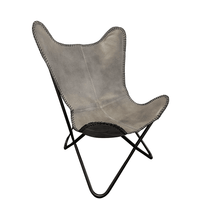 Gray leather - Black frame (Model 