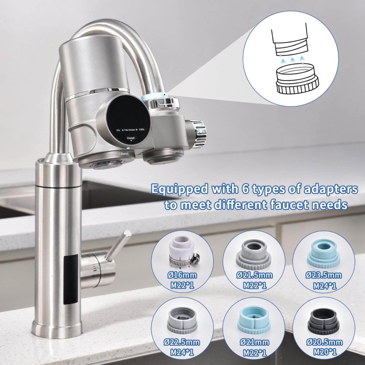 Tap Water Filtration System for Enhanced Purity