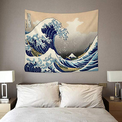 Kanagawa Great Wave Tapestry Wall Hanging