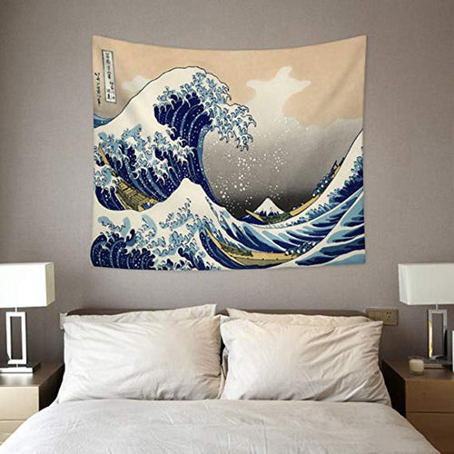 Kanagawa Great Wave Tapestry Wall Hanging