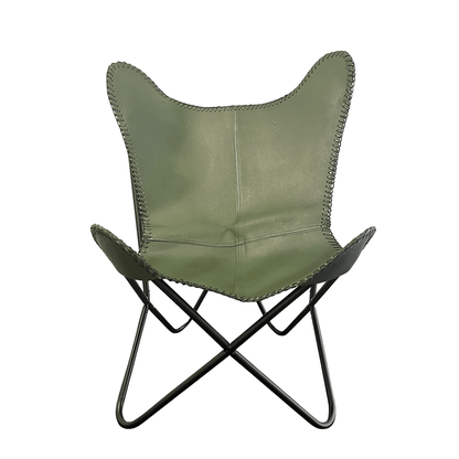 Genuine Leather Bat Chair in Various Colors Available
