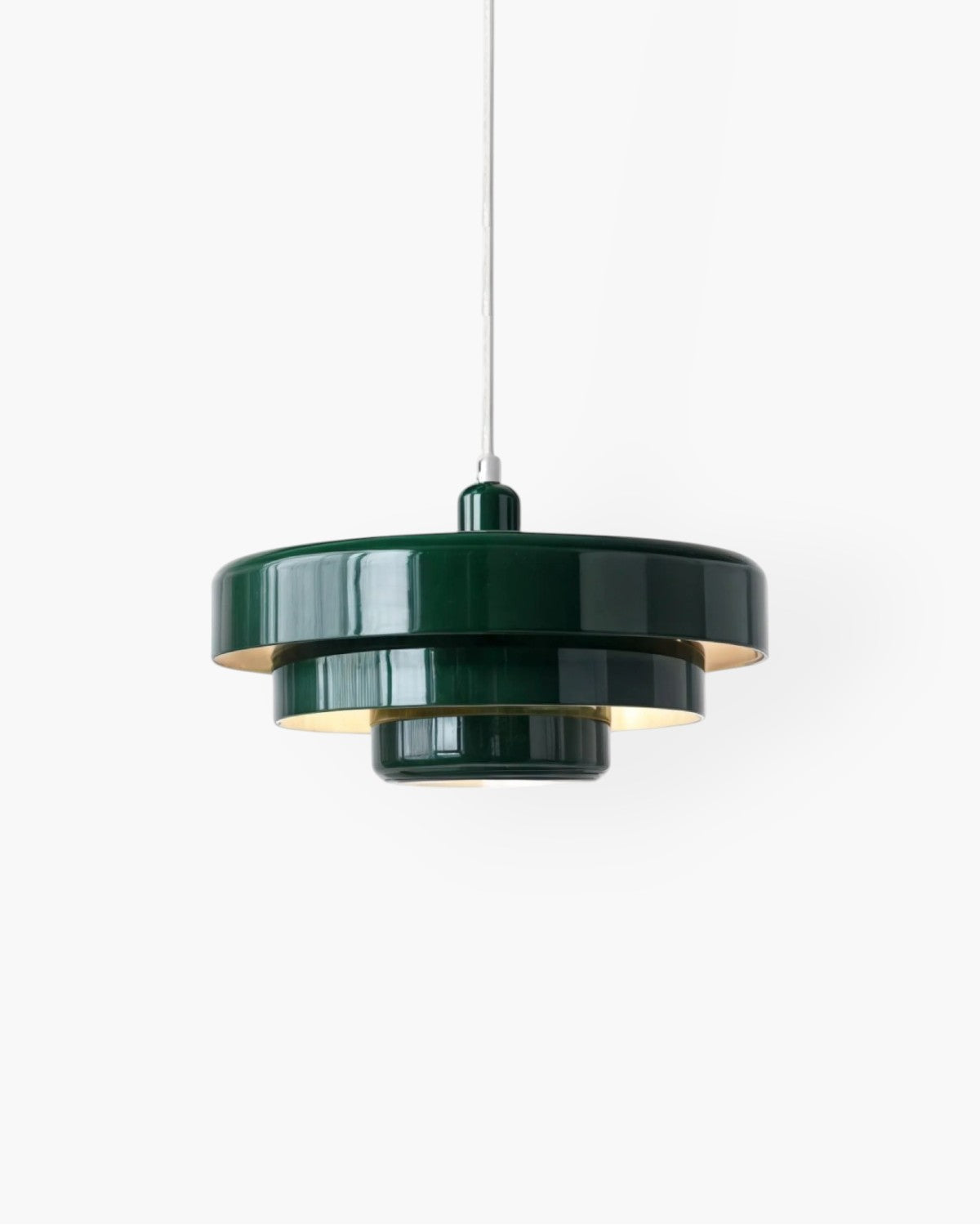 Modern Statement Pendant Light in Retro Orange Design