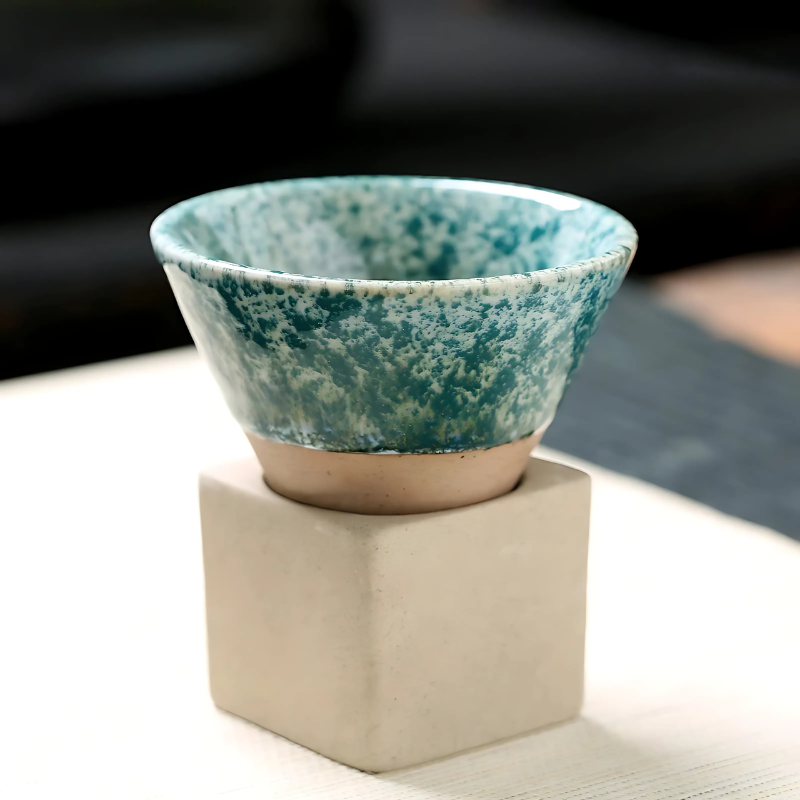 Japanese-Inspired Set of Artisanal Mugs for Coffee and Tea