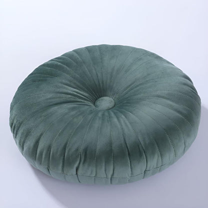 Whimsical Pumpkin-Shaped Cozy Cushion