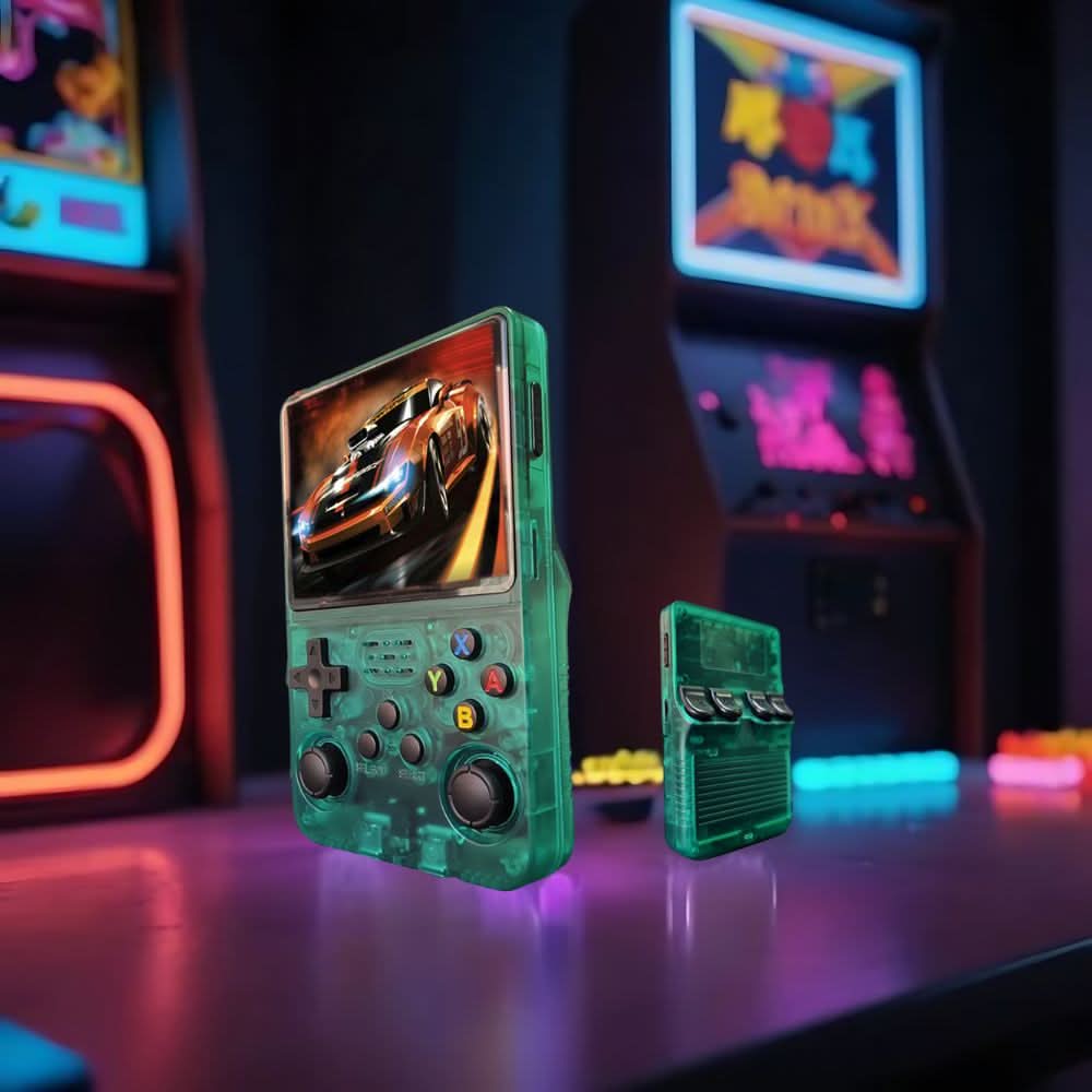 Portable Gaming Console – Classic Retro Style