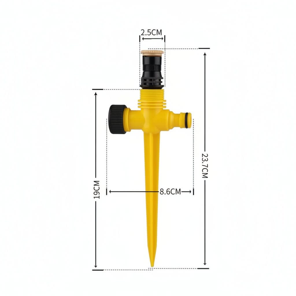 360° Rotating Lawn Sprinkler System for Uniform Watering