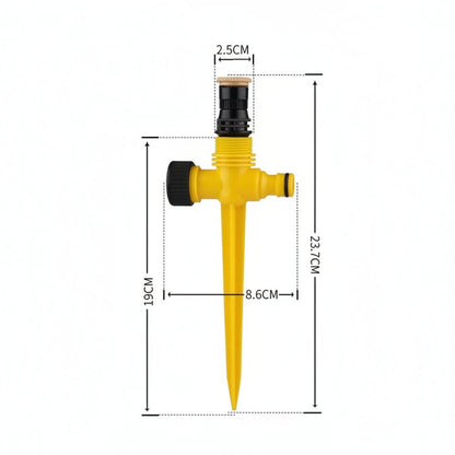 360° Rotating Lawn Sprinkler System for Uniform Watering