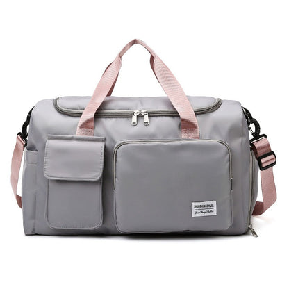 Sport Duffle Bag with Multiple Compartments and Shoe Section
