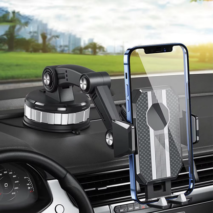 Universal Smartphone Holder for Dashboard and Windshield Installation