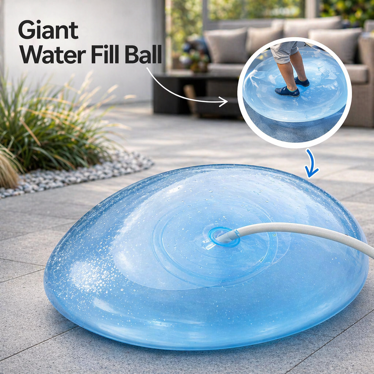 Durable Inflatable Play Ball for All Ages | FunSphere