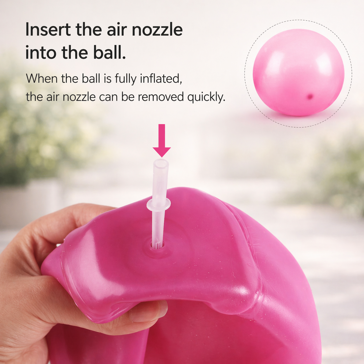 Durable Inflatable Play Ball for All Ages | FunSphere