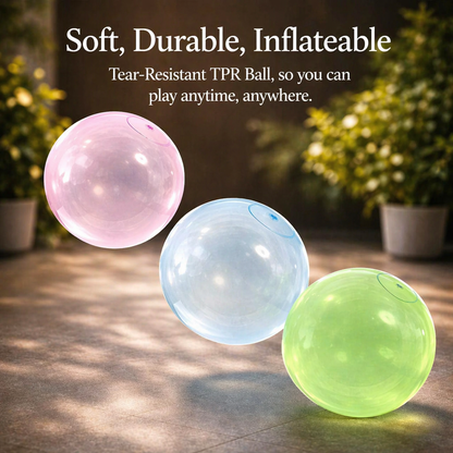Durable Inflatable Play Ball for All Ages | FunSphere