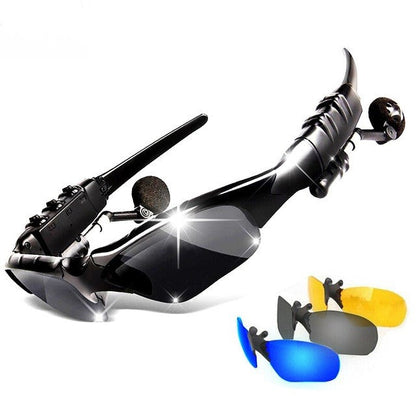 Bluetooth Sunglasses with Wireless Headset for Sports Activities