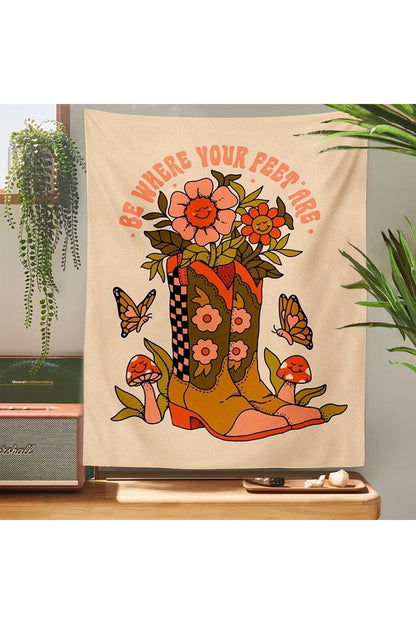Girls' Themed Tapestry for Room Decor