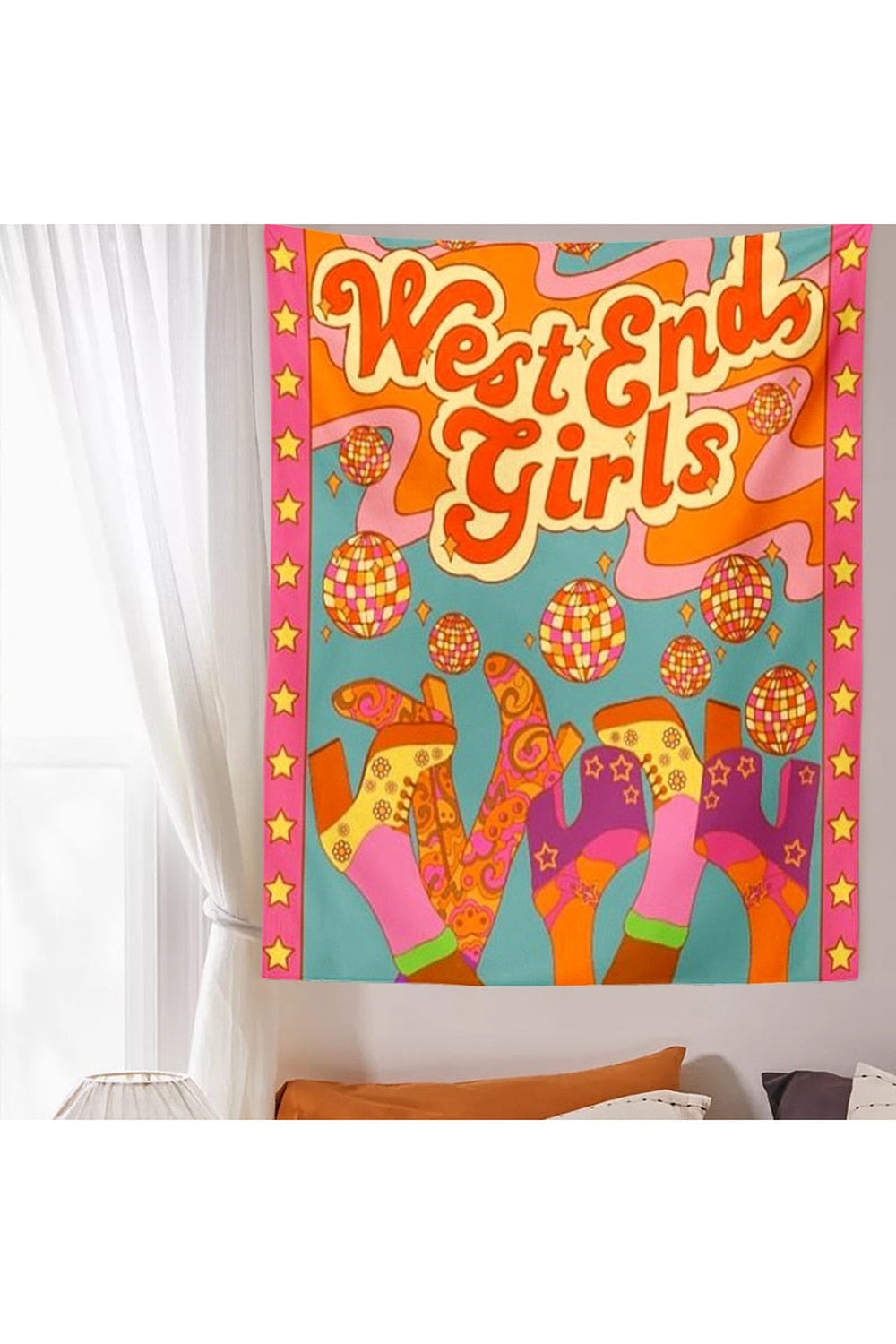 Girls' Themed Tapestry for Room Decor