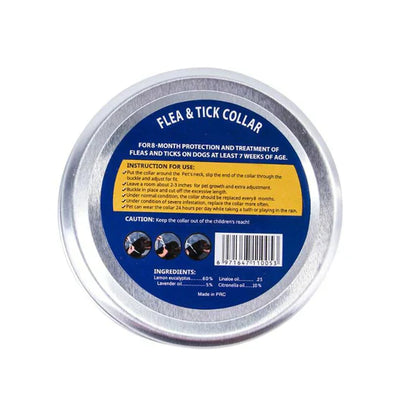 8-Month Protection Collar for Pets Against Ticks and Fleas