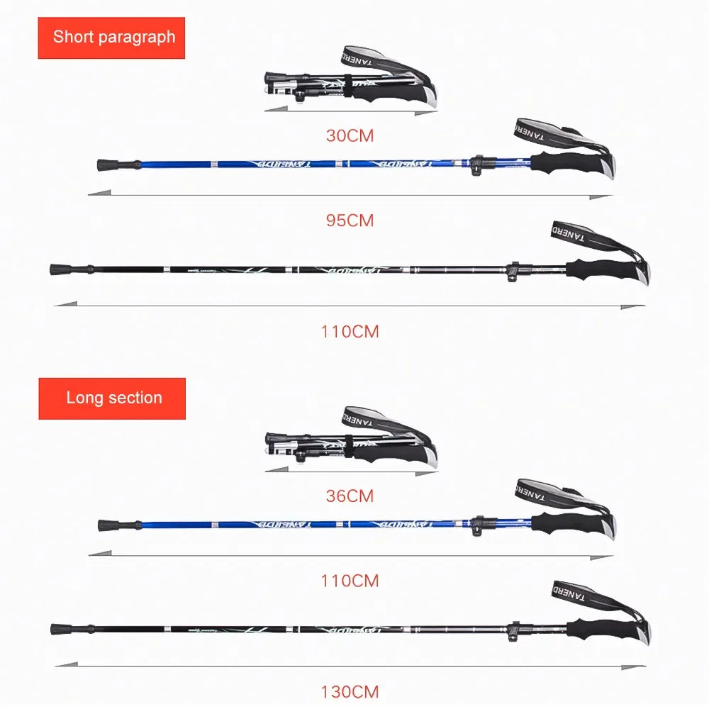 Elevate Your Adventure: Ultra-Lightweight Folding Trekking Pole