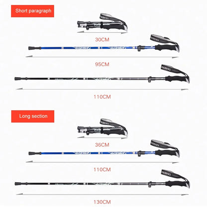 Elevate Your Adventure: Ultra-Lightweight Folding Trekking Pole