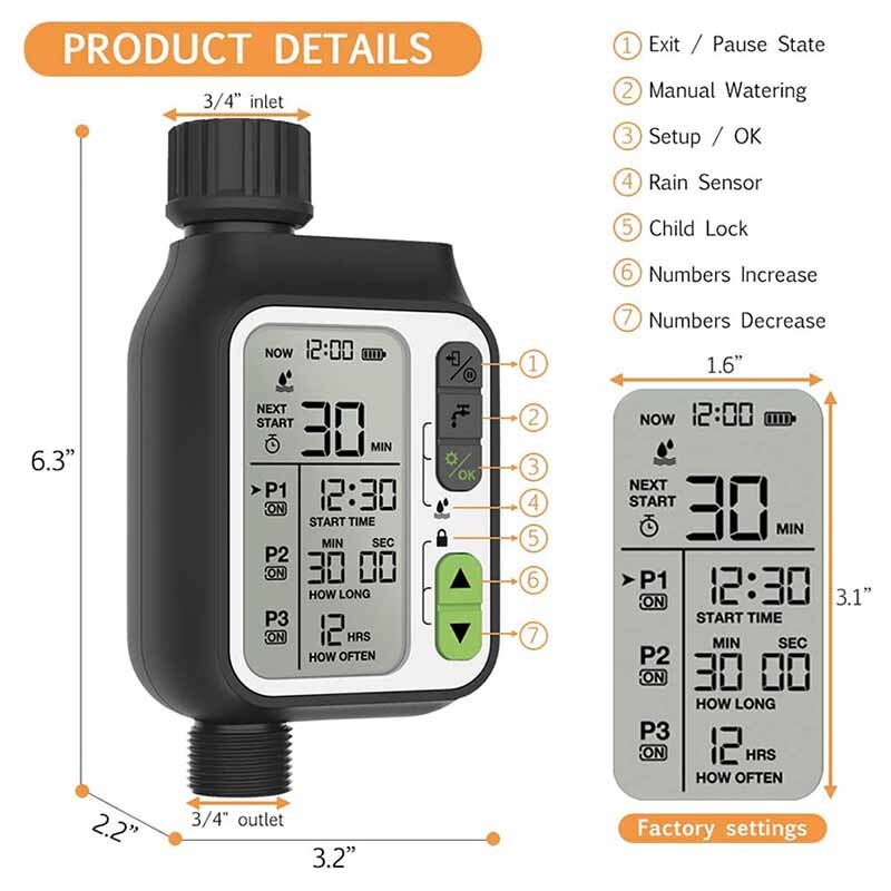 Sensor-Enabled Automatic Watering Timer for Gardens