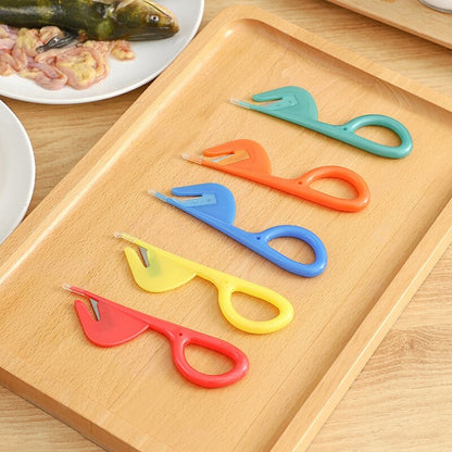 Easy Fish Cleaning Tool for Seafood Preparation