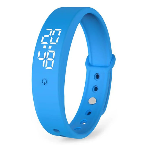 Waterproof Smart Watch with Vibration Alarm – VitaPulse V9 Model
