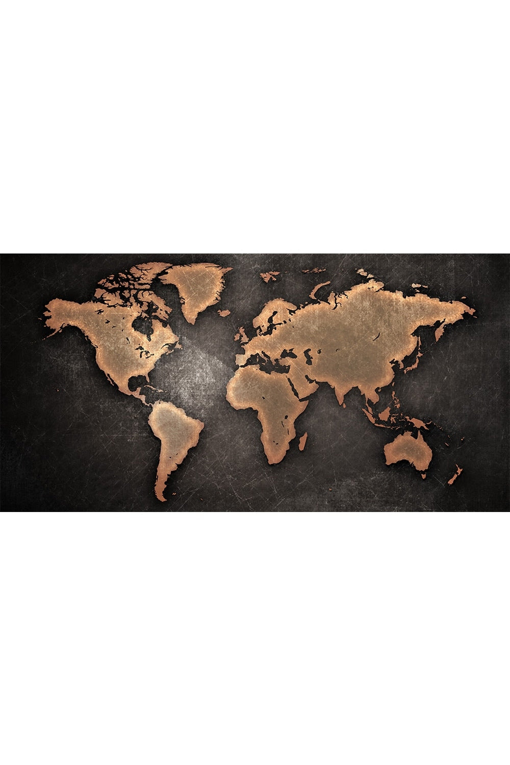 World Map Canvas Art for Home Decor