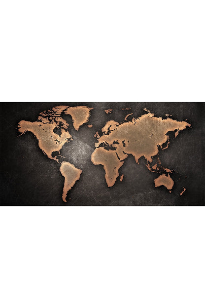 World Map Canvas Art for Home Decor