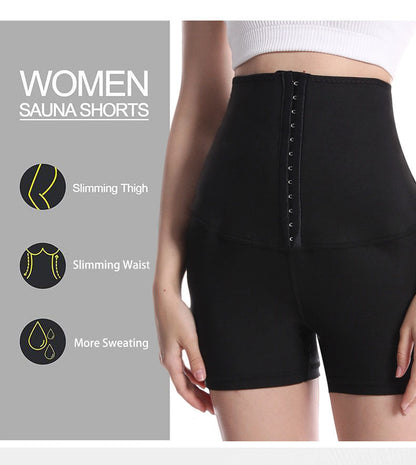 HeatWave Slimming Workout Shorts for Enhanced Sweat