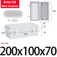 200x100x70mm Grey