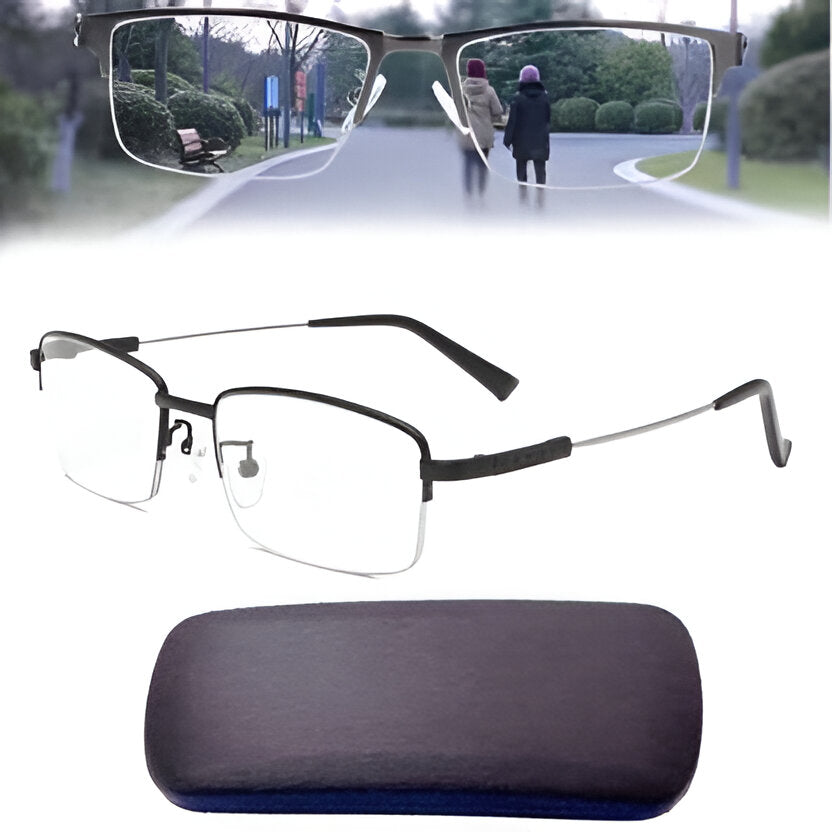 Multi-Zone Reading Glasses with Blue Light Blocker and UV Shield, Various Magnifications