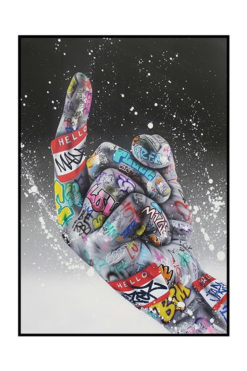 Urban Art Canvas Print - Taalita Design