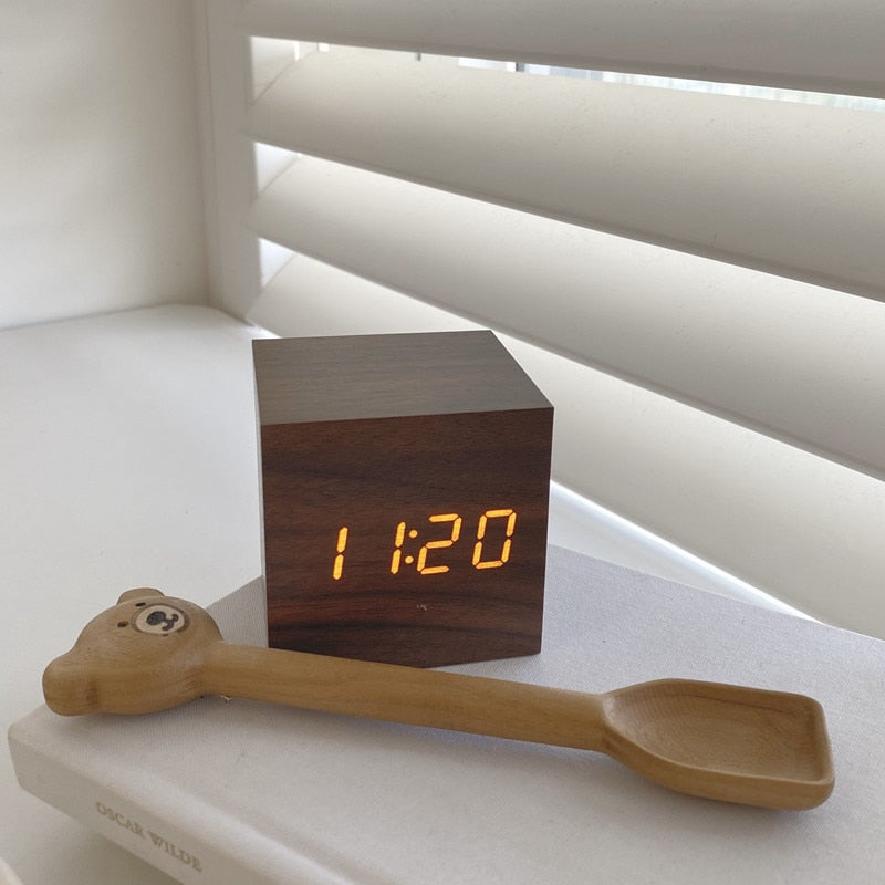 Alarm Clock with Digital Display for Desk