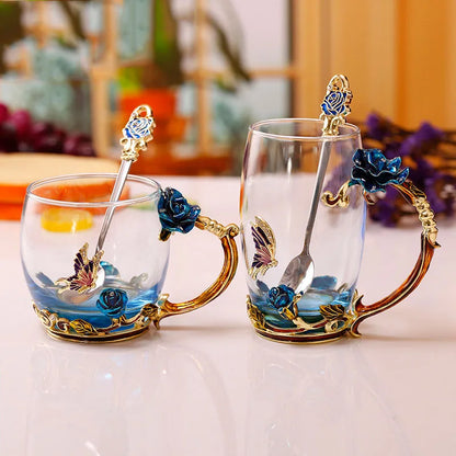 Transparent Mug Set for Mother’s Day - Joyful Gift for Her