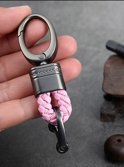 Braided Keychain Loop for Car Keys