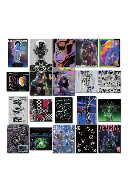 Vibrant PVC Sticker Collection | ColorSplash