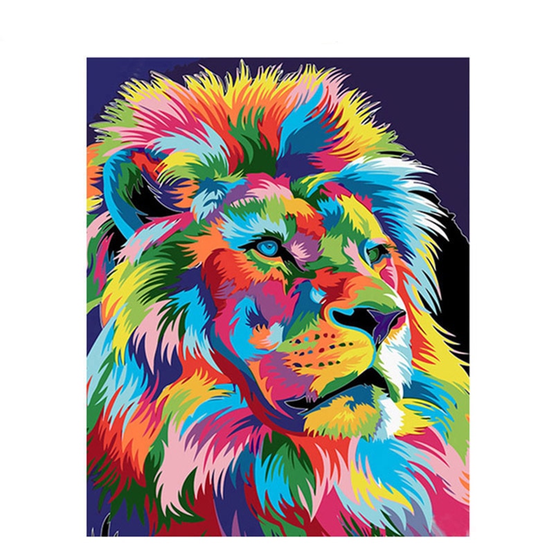 Paint by Numbers Animal Portrait Kit