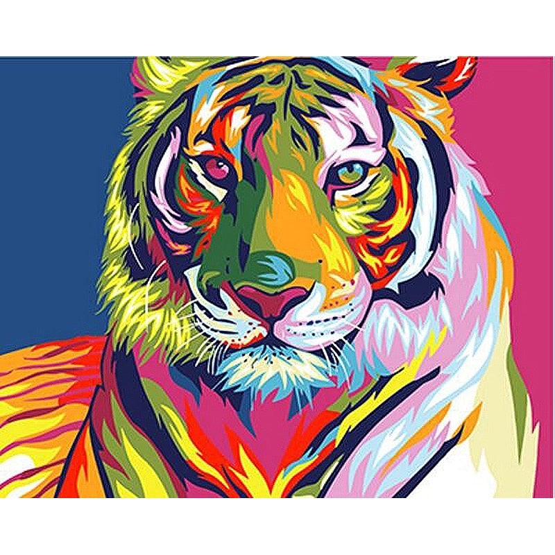 Paint by Numbers Animal Portrait Kit
