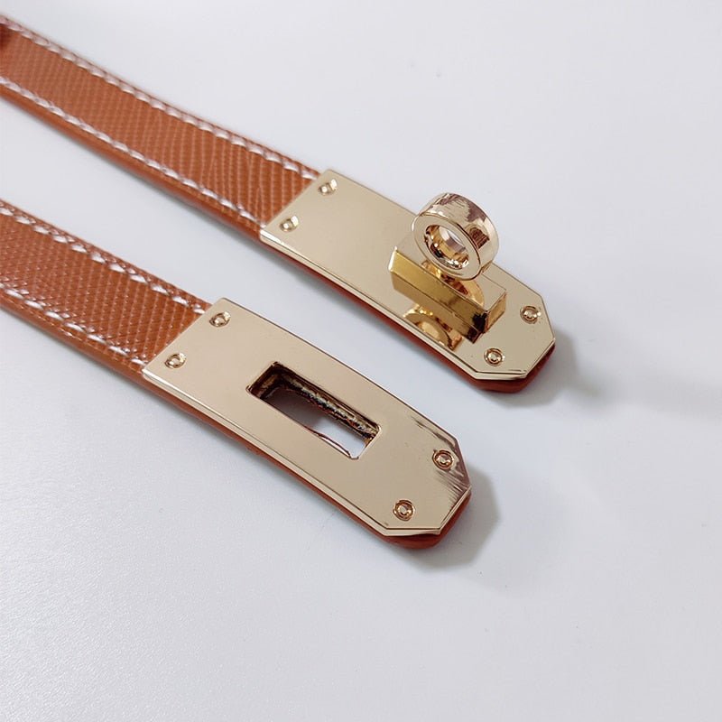 Women's Leather Belt with Adjustable Fit