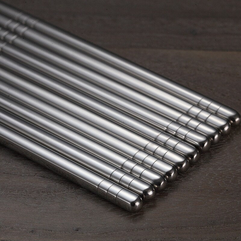 Chopstick Set in Stainless Steel – Elegant Dining Tools