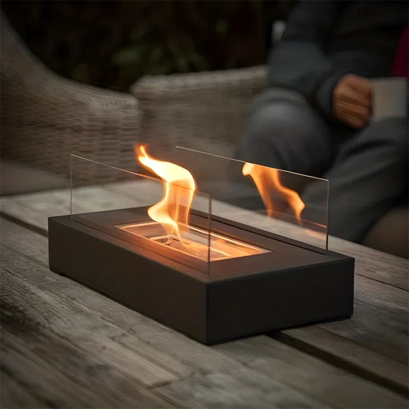 Tabletop Bioethanol Fireplace for Warm and Inviting Atmosphere