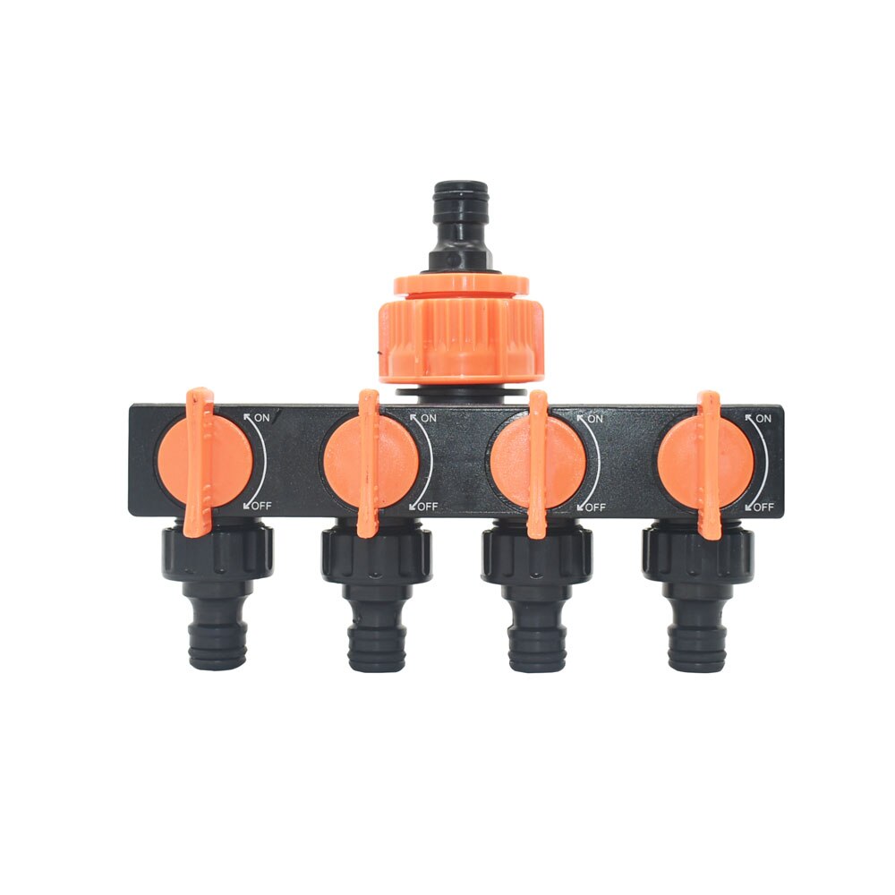 Garden Hose Water Splitter with 4-Way Outlet