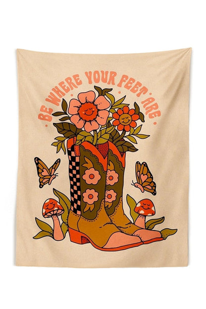 Girls' Themed Tapestry for Room Decor
